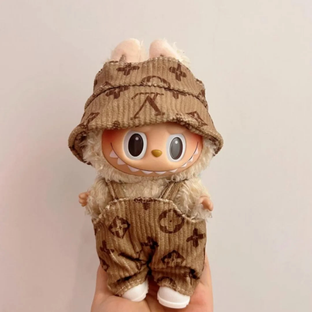 LuxeLabu™ 2 Piece Clothing Set For Labubu Doll | Louis Vuitton