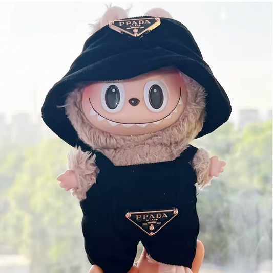 LuxeLabu™  Corduroy Clothing Set For Labubu Doll | Prada