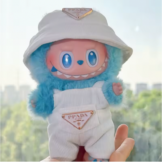 LuxeLabu™  Corduroy Clothing Set For Labubu Doll | Prada